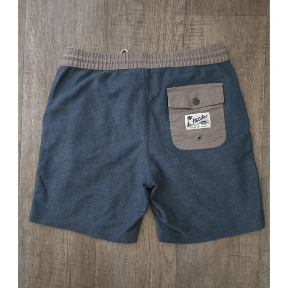 HOWLER BROTHERS "Heed The Call" Gray Cotton Shorts With Drawstring Size 31 / 7" - Picture 2 of 7